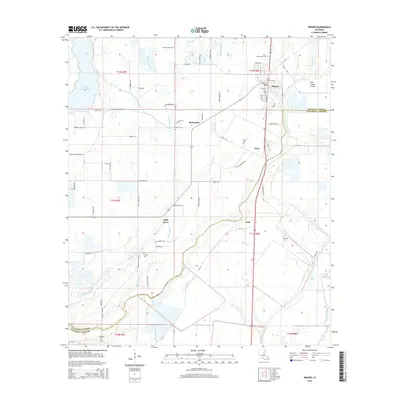 2015 Map of Wisner, 2015 Print