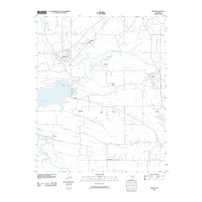 2010 Map of Wister, 2010 Print