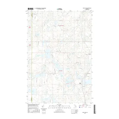 2017 Map of Witch Lake, 2017 Print