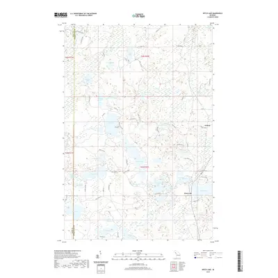 2019 Map of Witch Lake, 2019 Print