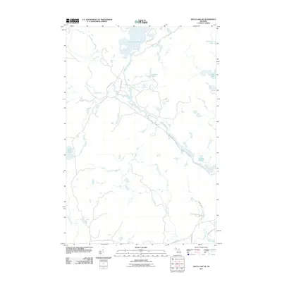 2011 Map of Witch Lake NE, 2011 Print