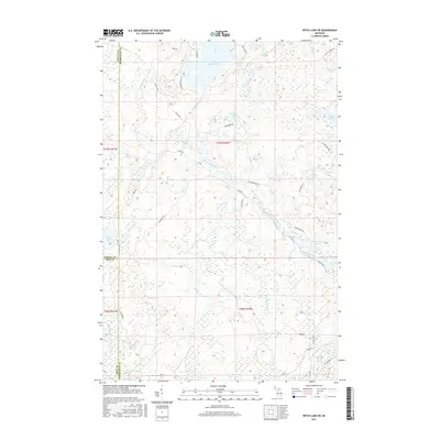 2017 Map of Witch Lake NE, 2017 Print