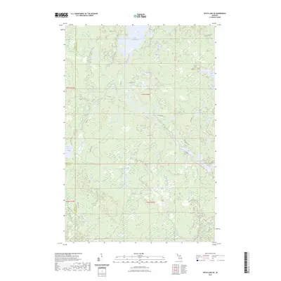 2023 Map of Witch Lake NE, 2023 Print
