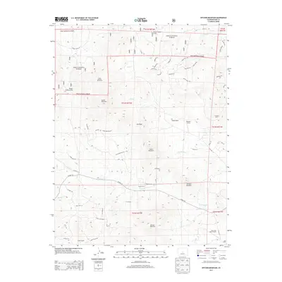 2013 Map of Witcher Mountain, 2013 Print