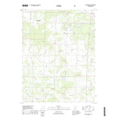 2019 Map of Witcher Mountain, 2019 Print