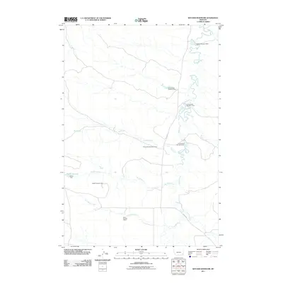 2011 Map of Witcher Reservoir, 2011 Print