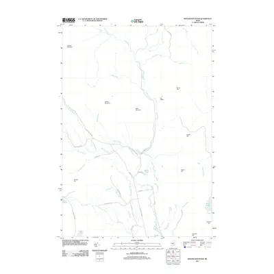 2011 Map of Witham Mountain, 2011 Print