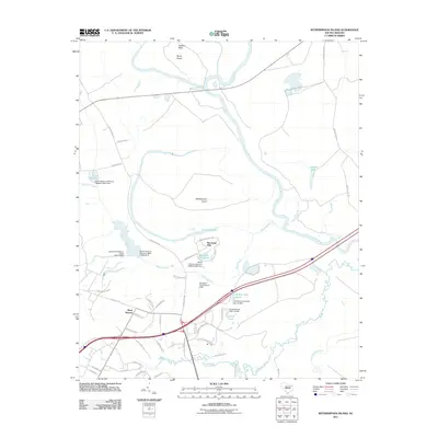 2011 Map of Witherspoon Island, 2011 Print