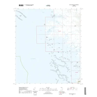 2018 Map of Withlacoochee Bay, 2018 Print