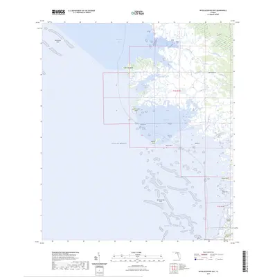 2024 Map of Withlacoochee Bay, 2024 Print