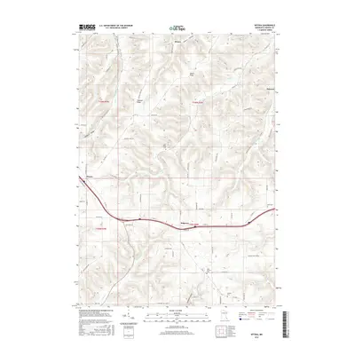 2016 Map of Witoka, 2016 Print