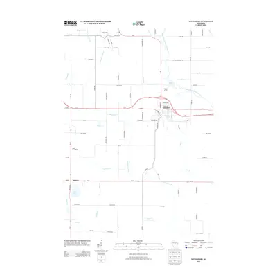 2013 Map of Wittenberg, 2013 Print