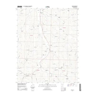 2014 Map of Witter, 2014 Print