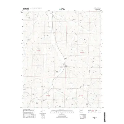 2017 Map of Witter, 2017 Print
