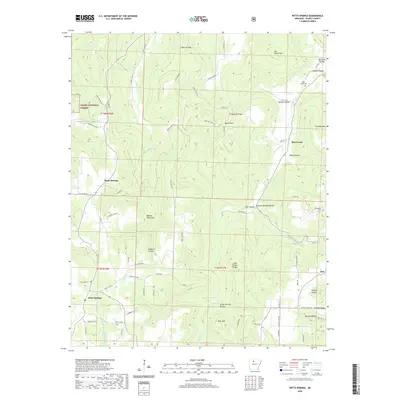2020 Map of Witts Springs, 2020 Print
