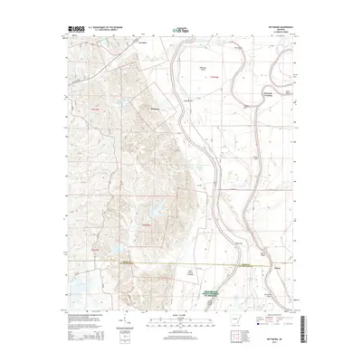2014 Map of Wittsburg, 2014 Print