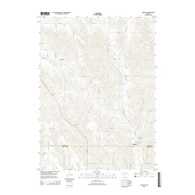 2014 Map of Wolbach, 2014 Print