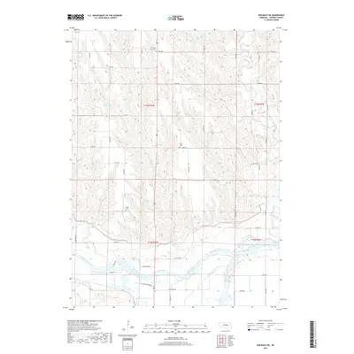 2017 Map of Wolbach SW, 2017 Print