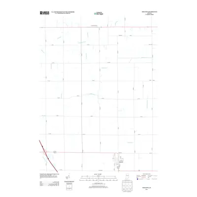 2013 Map of Wolcott, 2013 Print