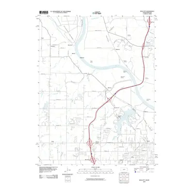 2009 Map of Wolcott, 2009 Print