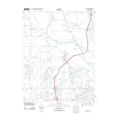 2012 Map of Wolcott, 2012 Print