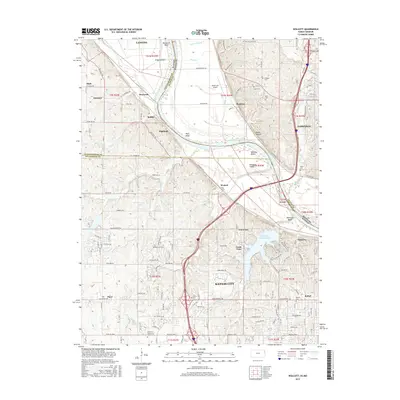 2015 Map of Wolcott, 2015 Print