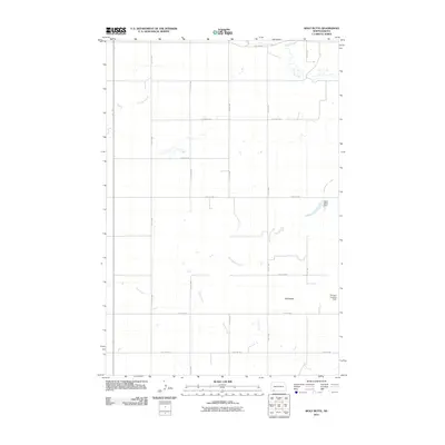 2011 Map of Wolf Butte, 2011 Print