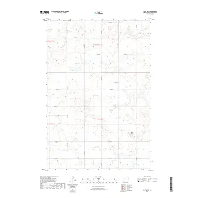 2018 Map of Wolf Butte, 2018 Print