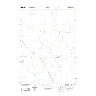 2011 Map of Wolf Butte, 2011 Print
