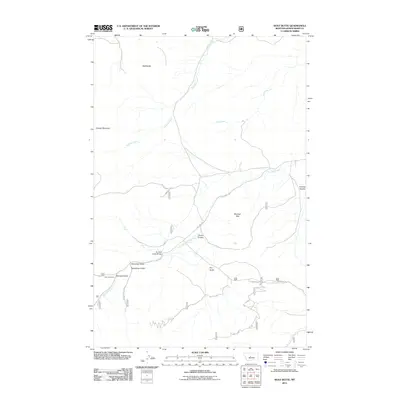 2011 Map of Wolf Butte, 2011 Print