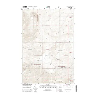 2014 Map of Wolf Butte, 2014 Print