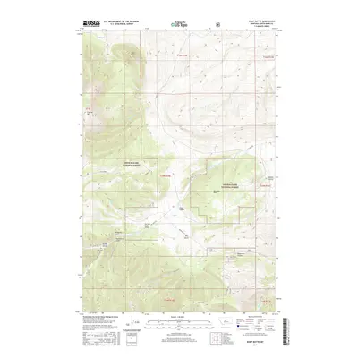 2017 Map of Wolf Butte, 2017 Print
