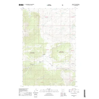 2020 Map of Wolf Butte, 2020 Print