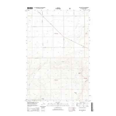 2014 Map of Wolf Butte NW, 2014 Print