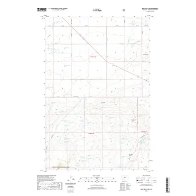 2020 Map of Wolf Butte NW, 2020 Print