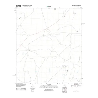 2010 Map of Wolf Camp Hills, 2010 Print