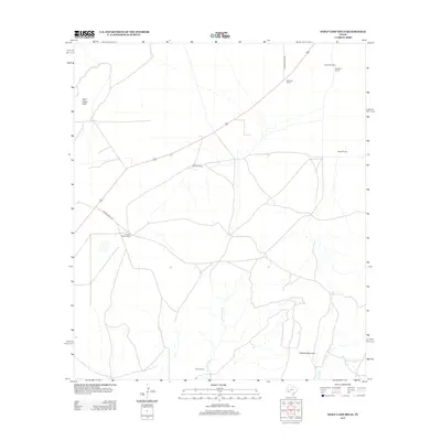 2012 Map of Wolf Camp Hills, 2012 Print