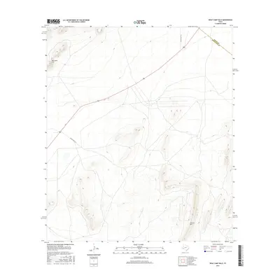 2016 Map of Wolf Camp Hills, 2016 Print
