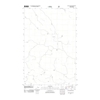 2011 Map of Wolf Coulee, 2011 Print