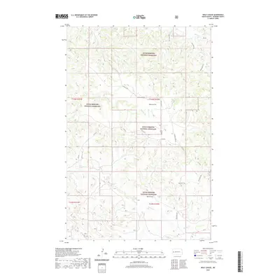 2020 Map of Wolf Coulee, 2020 Print