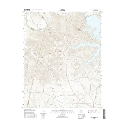 2016 Map of Wolf Creek Dam, 2016 Print
