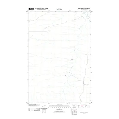 2011 Map of Wolf Creek Falls, 2011 Print