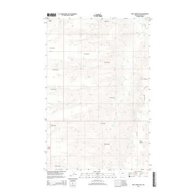 2014 Map of Wolf Creek Falls, 2014 Print