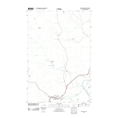 2011 Map of Wolf Creek, 2011 Print