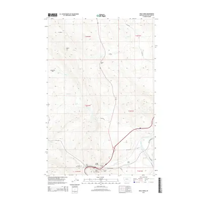2014 Map of Wolf Creek, 2014 Print