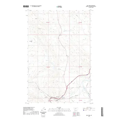 2020 Map of Wolf Creek, 2020 Print