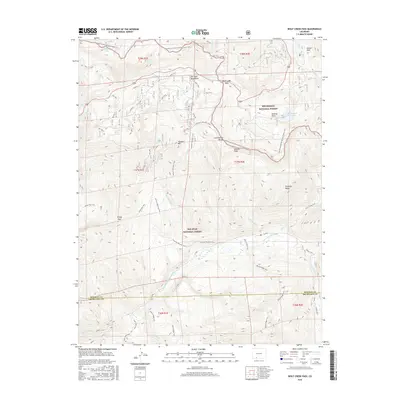 2016 Map of Wolf Creek Pass, 2016 Print