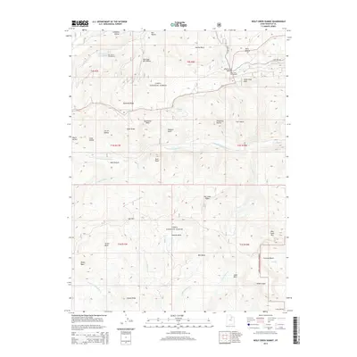 2014 Map of Wolf Creek Summit, 2014 Print