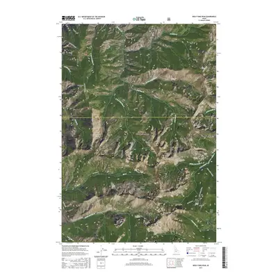 2017 Map of Wolf Fang Peak, 2017 Print