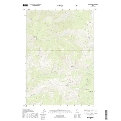 2020 Map of Wolf Fang Peak, 2020 Print
